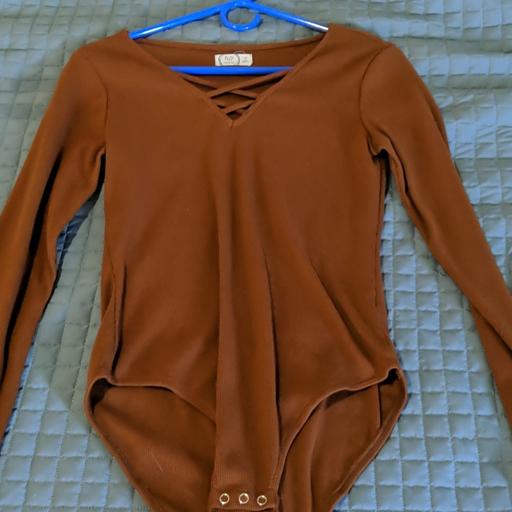 Ribbed body suit